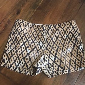 J. Crew -leopard- shorts